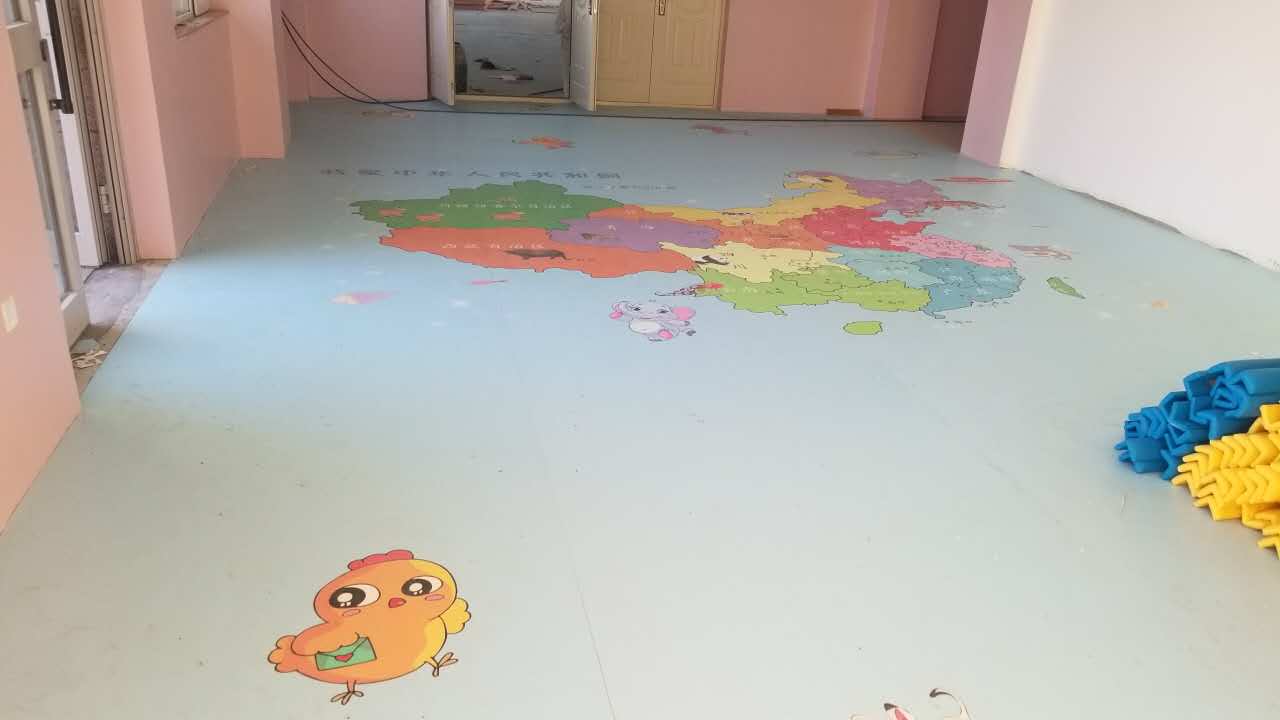 浩康幼儿园地板来到了新疆独山子区