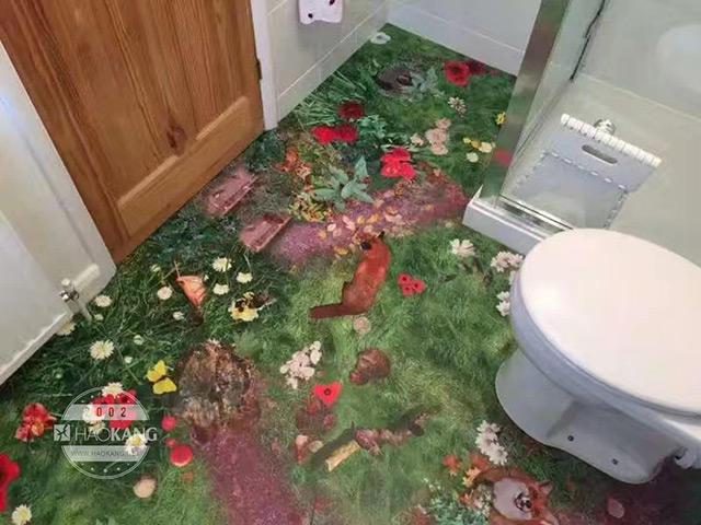 浩康让健身房地板插上多彩的翅膀