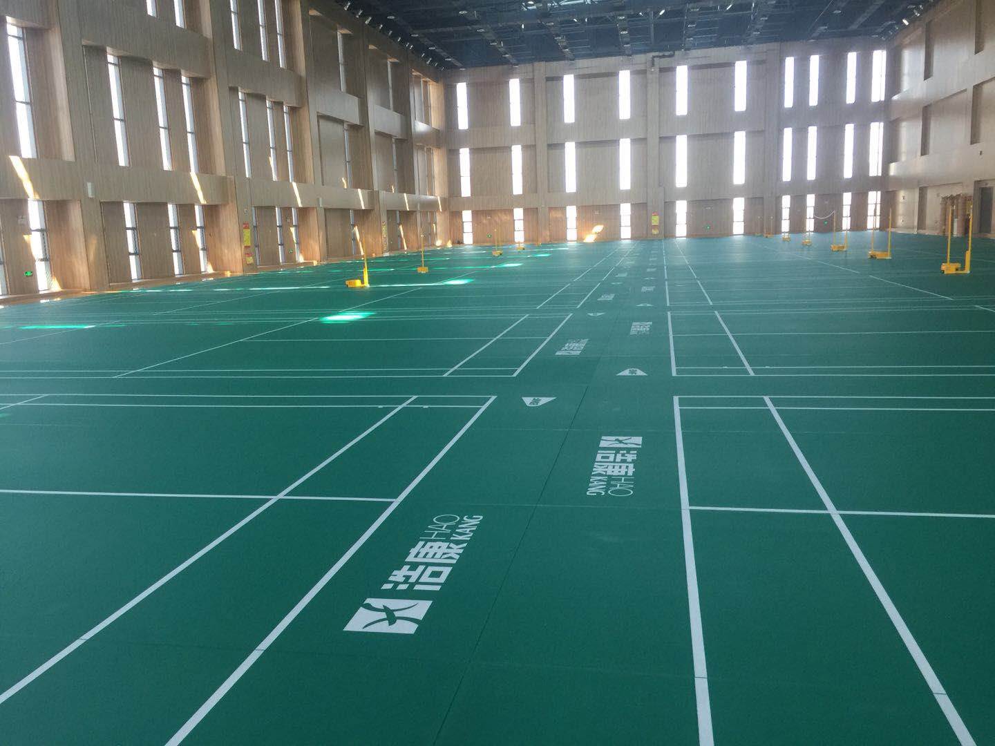 高考倒计时，浩康H7羽毛球地板在天津科技大学等你