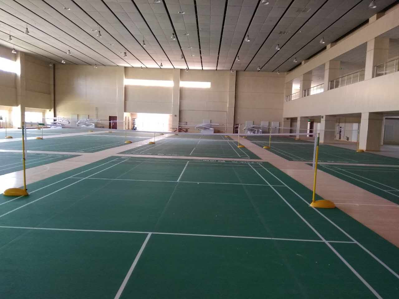 高档羽毛球场馆都选浩康H7羽毛球运动地板