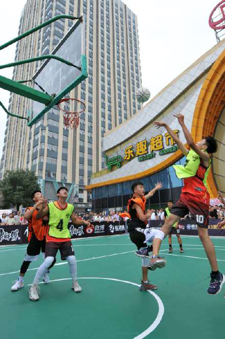 浩康见证新浪3X3黄金联赛走进陕西