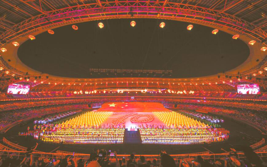 浩康预祝全国第二届青年运动会圆满成功