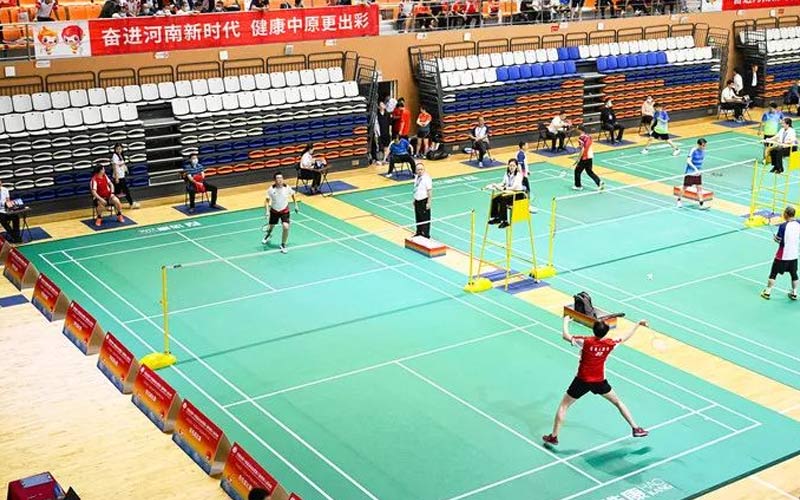 浩康助力河南省第十四届运动会暨第八届残疾人运动会羽毛球比赛
