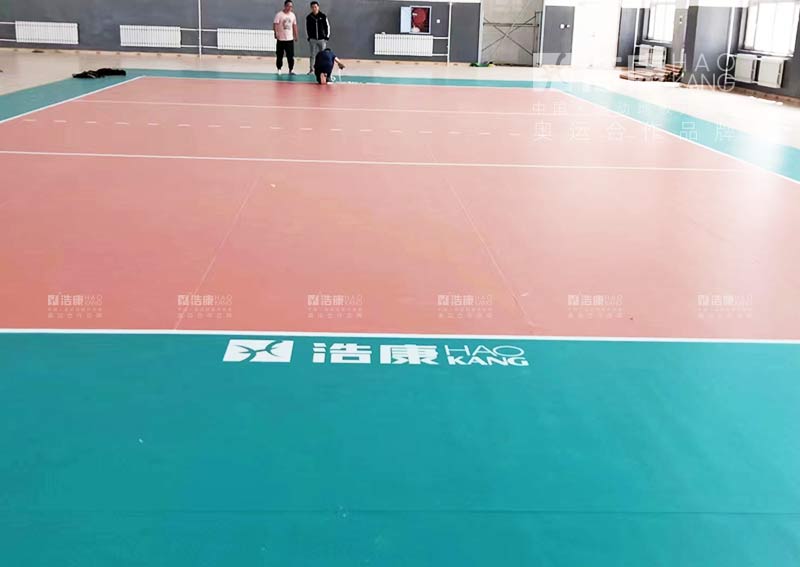海拉尔第一中学体育馆排球场