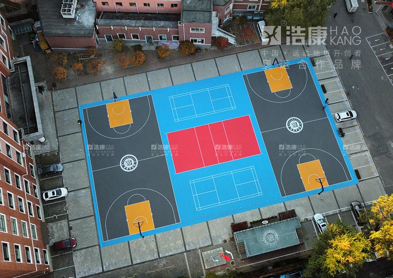 沈阳市外事服务学校篮球场